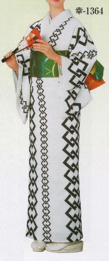 踊り衣装・着物 踊り衣装 日本の歳時記 1364 一越手染小紋 幸印（反物） 祭り用品jp