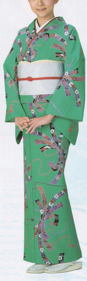 踊り衣装・着物 踊り衣装 日本の歳時記 1365 一越手染小紋 幸印（反物） 祭り用品jp
