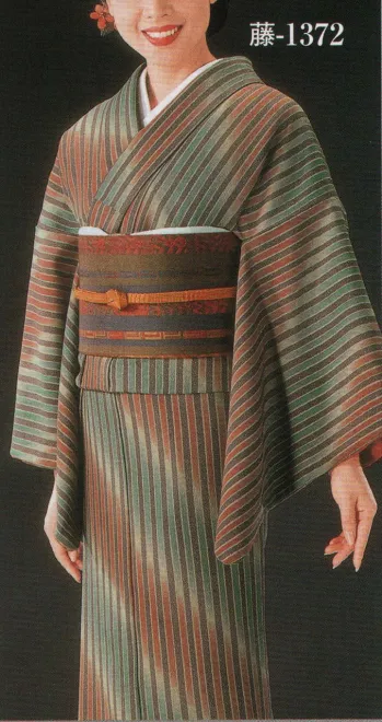 踊り衣装・着物 踊り衣装 日本の歳時記 1372 一越小紋 藤印（反物） 祭り用品jp