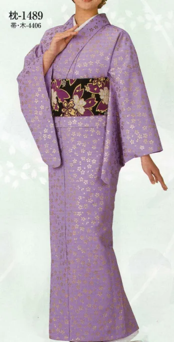 踊り衣装・着物 踊り衣装 日本の歳時記 1489 箔小紋 枕印（反物） 祭り用品jp