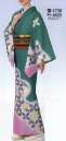 日本の歳時記 1736 踊り絵羽 蕾印（反物） ※この商品は反物です。仕立上がり商品は、8825になります。