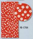 日本の歳時記 1768 襦袢用反物 桂印（反物） 梅※この商品は反物です。