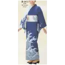 祭り用品jp ゆかた 浴衣 日本の歳時記 2075 本絵羽ゆかた 夏印（反物）