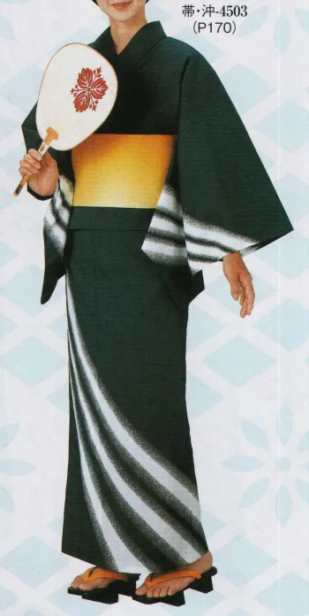 本絵羽ゆかた 星印（反物） 2157 日本の歳時記