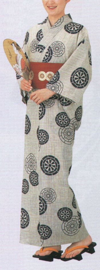 日本の歳時記 2327-3 仕立上りゆかた 桐印（女物） ※帯は別売りです。