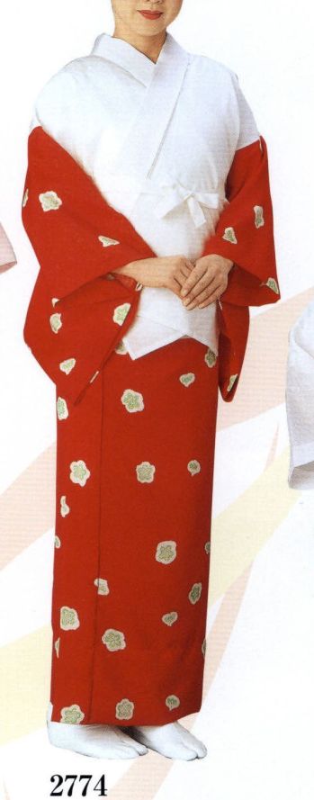 和装下着・肌着・小物 和装肌着 日本の歳時記 2774 二部式長襦袢（梅） 祭り用品jp