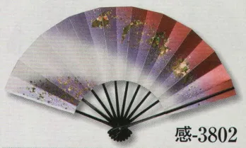 踊り用小道具・傘・舞扇 舞扇 日本の歳時記 3802 舞扇 感印（9寸5分） 祭り用品jp