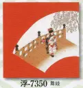 日本の歳時記 7350 丹後ちりめん友禅風呂敷 浮印（二巾） 函入り