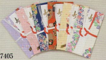 日本の歳時記 7405 ハンカチ 祝儀袋 ※色・柄はとりあわせの為指定できません。