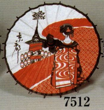 祭り小物 置物・飾り物 日本の歳時記 7512 飾りミニ傘（京都） 祭り用品jp