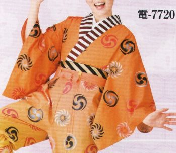 踊り衣装・着物 踊り衣装 日本の歳時記 7720 仕立上り 袴下着物 電印 祭り用品jp