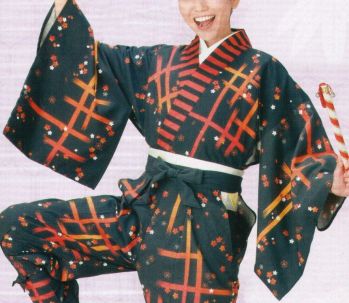 踊り衣装・着物 踊り衣装 日本の歳時記 7721 仕立上り 袴下着物 電印 祭り用品jp