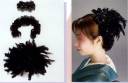 日本の歳時記 8442 ステージ用髪飾り トータルコーディネイター:三田 杏 ※女性のモデルは、すき毛を使用しています。