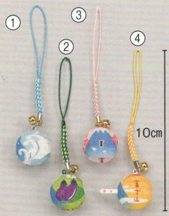 祭り小物 その他の小物（お守り・ストラップ・根付） 日本の歳時記 845 富士山おみくじ根付 祭り用品jp