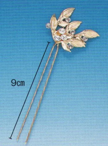踊り用小物 髪飾り 日本の歳時記 8474 髪飾り ピン・石付・リーフ型 祭り用品jp