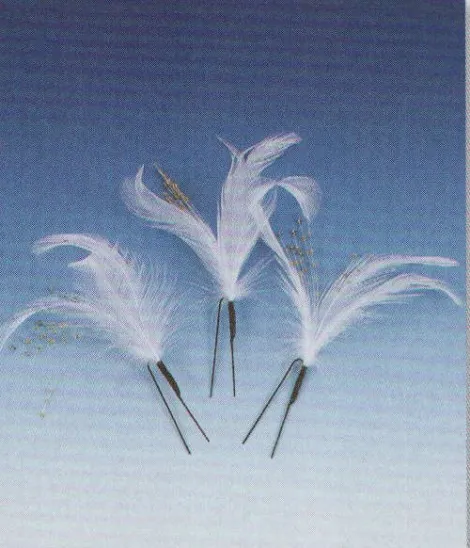 祭り用品jp 髪飾り 羽根ピン 3本セット 日本の歳時記 8487 3 祭り用品の専門店