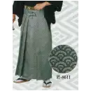 祭り用品jp 踊り袴・女袴・たっつけ袴 袴 日本の歳時記 8611 紋無地袴 匠印（馬乗り仕立）
