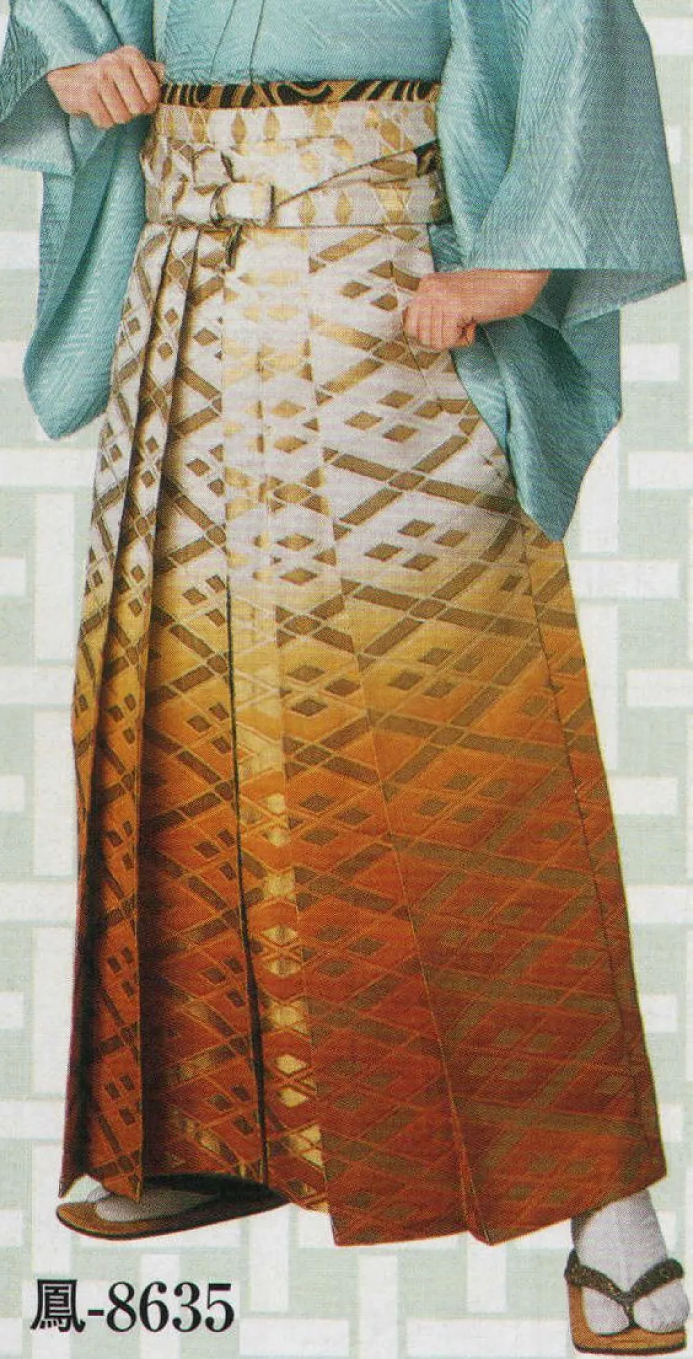 袴 金襴踊り用 舞踊 民踊 日本舞踊 新舞踊 演武 舞台 時代劇 日本