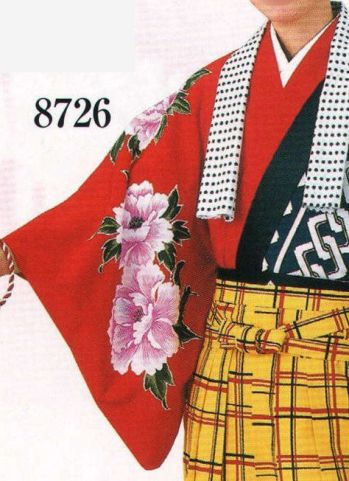 日本の歳時記 8726 仕立上り袴下着物 手古舞衣装