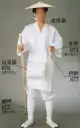 日本の歳時記・祝着・神職・寺用・877・持鈴（巡拝姿）