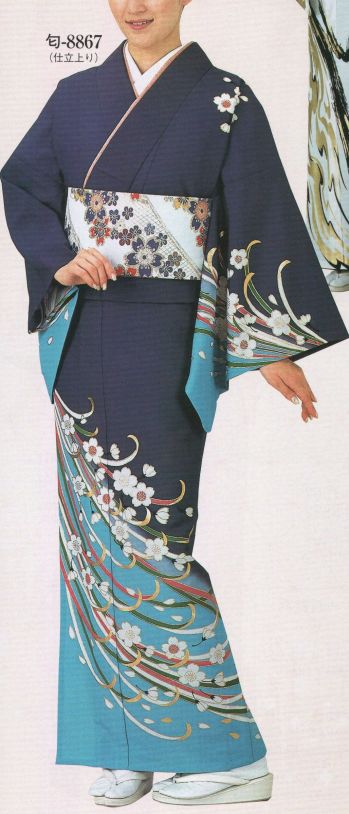 踊り衣装・着物 踊り衣装 日本の歳時記 8867 女物仕立上り 匂印 祭り用品jp
