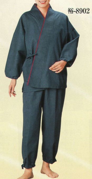 日本の歳時記 8902 作務衣（女物） 裕印 