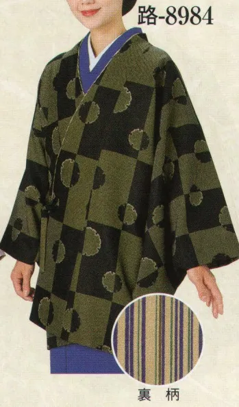 コート・羽織・道行 コート 日本の歳時記 8984 コート 路印（リバーシブル） 祭り用品jp