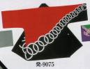 日本の歳時記 9075 シルクプリント袢天 発印 肩山切替仕立