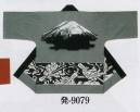 日本の歳時記 9079 シルクプリント袢天 発印 肩山切替仕立
