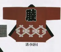 日本の歳時記 9484 シルクプリント袢天 活印（セット帯付） 睦