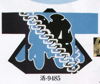 祭り半天・シャツ 半天 日本の歳時記 9485 シルクプリント袢天 活印（セット帯付） 祭り用品jp