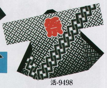 日本の歳時記 9498 シルクプリント袢天 活印（セット帯付） 祭