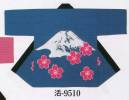 日本の歳時記 9510 シルクプリント袢天 活印（セット帯付） 