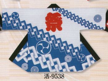 日本の歳時記 9538 シルクプリント袢天 活印（セット帯付） 祭