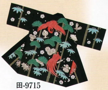 祭り半天・シャツ 半天 日本の歳時記 9715 袷せ袢天 田印 祭り用品jp