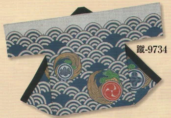 祭り半天・シャツ 半天 日本の歳時記 9734 刺子袢天 蹴印 祭り用品jp