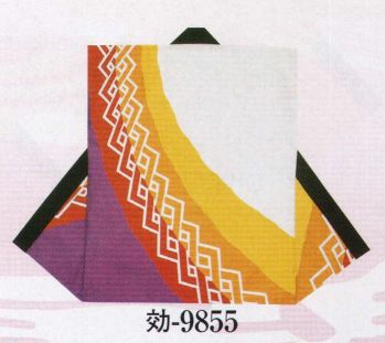 日本の歳時記 9855 シルクプリント袖なし袢天 効印 肩山切替仕立