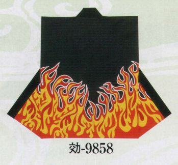 日本の歳時記 9858 シルクプリント袖なし袢天 効印 肩山切替仕立