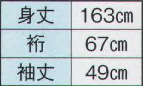 日本の歳時記 2209-3 仕立上りゆかた 周印（女物） ※帯は別売りです。 サイズ／スペック