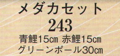 日本の歳時記 243 メダカセット  サイズ／スペック