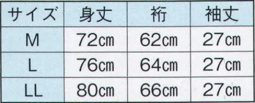 日本の歳時記 2736 かぶり半襦袢  サイズ／スペック