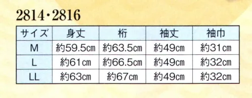 日本の歳時記 2814 半襦袢 半衿手付加工 サイズ／スペック