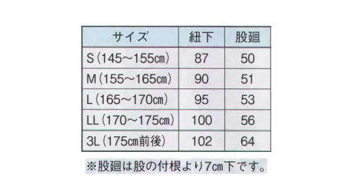 日本の歳時記 712 股引  サイズ／スペック