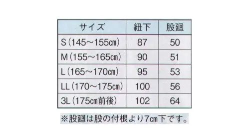 日本の歳時記 724 股引  サイズ／スペック