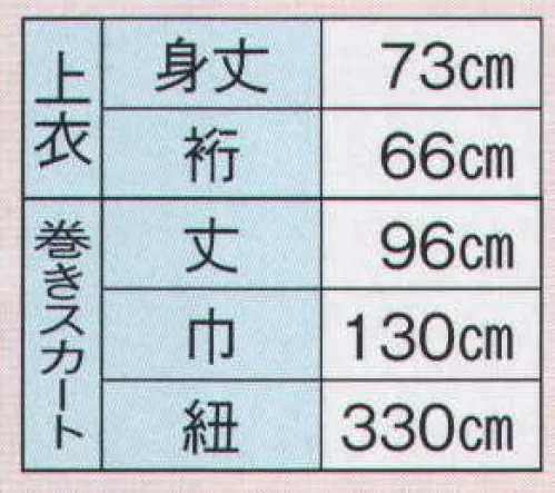 日本の歳時記 7903 水屋着 茶印  サイズ／スペック