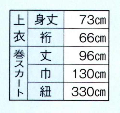 日本の歳時記 7904 水屋着 茶印  サイズ／スペック