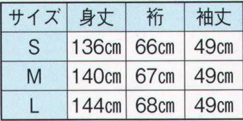 日本の歳時記 869 寺用着物  サイズ／スペック