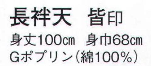 日本の歳時記 9015 長袢天 皆印 肩山切替仕立 サイズ／スペック