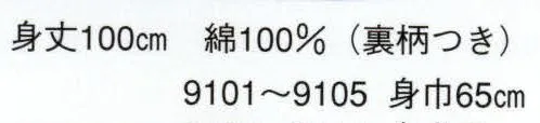 日本の歳時記 9101 長袢天 粋印（裏柄つき） 背「 睦 」 裏柄（龍） サイズ／スペック