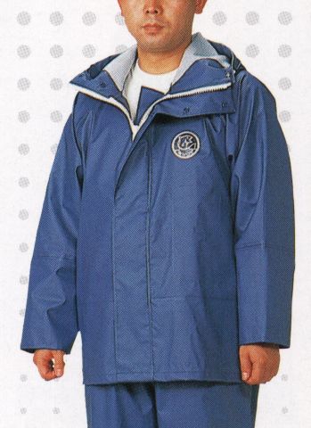 男女ペア レインコート（合羽） ミツウマ 220001 シーエースパーカ32型共二重袖MHW 作業服JP